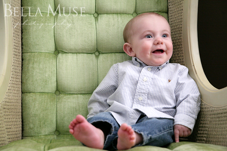 Baby Cooper | 6-Month Milestone | First Year Session Photographer